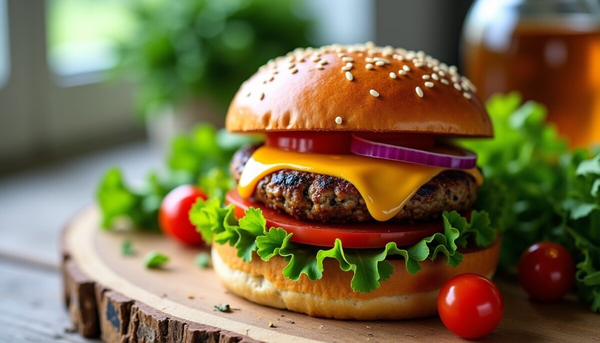 Délices végétariens : recettes de burgers sans viande aux légumineuses, champignons, fromages et alternatives véganes