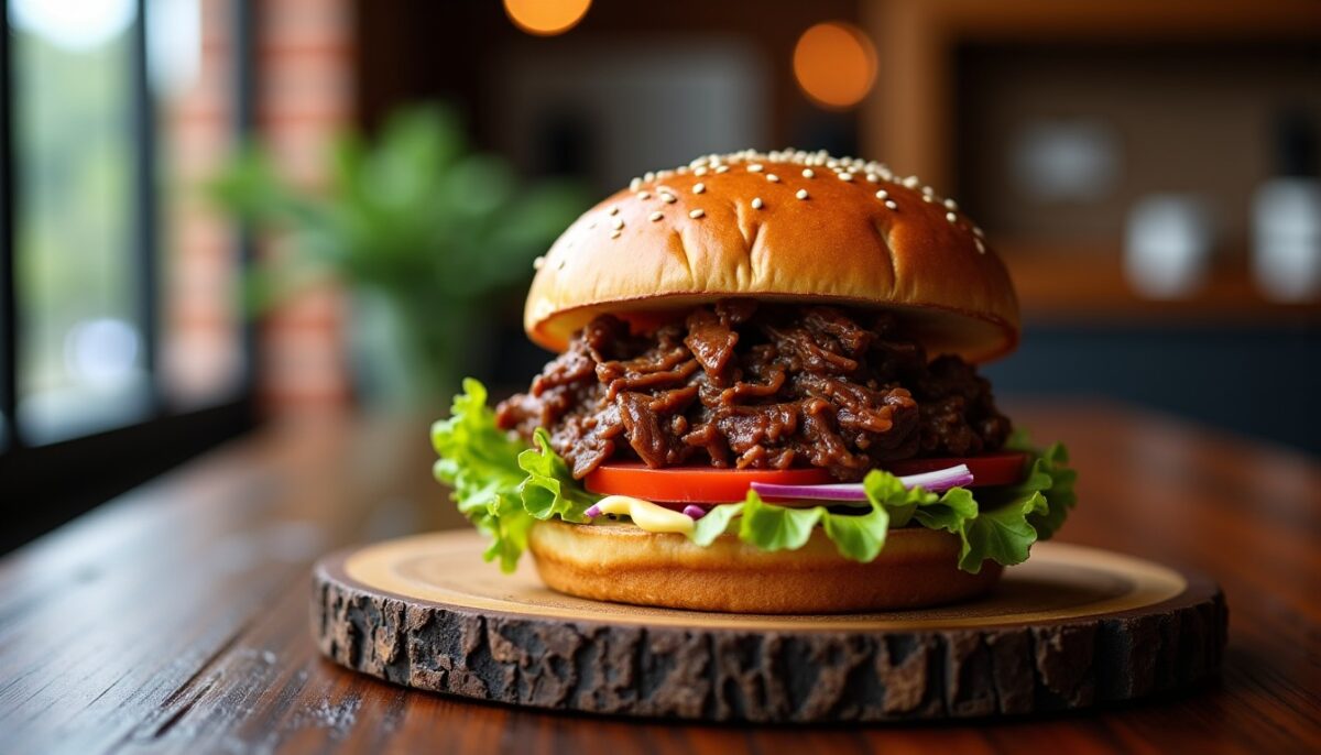 Savourez le burger de bœuf effiloché : une recette gourmande et irrésistible