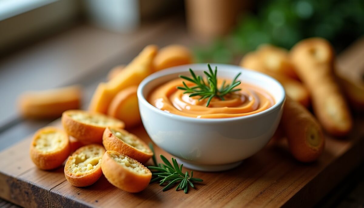 Délices express : la sauce parfaite en 10 minutes pour sublimer vos gressins à l&rsquo;apéritif