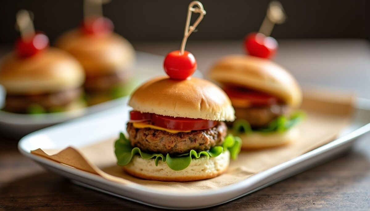 Mini-Burgers au Foie Gras : Une Délicieuse Explosion de Saveurs Gourmandes