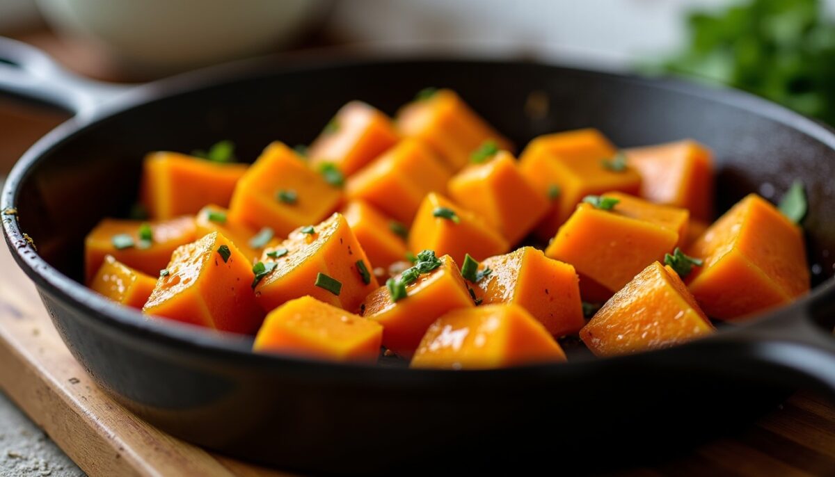 Potimarron fondant à la poêle : savourez une recette express en 15 minutes