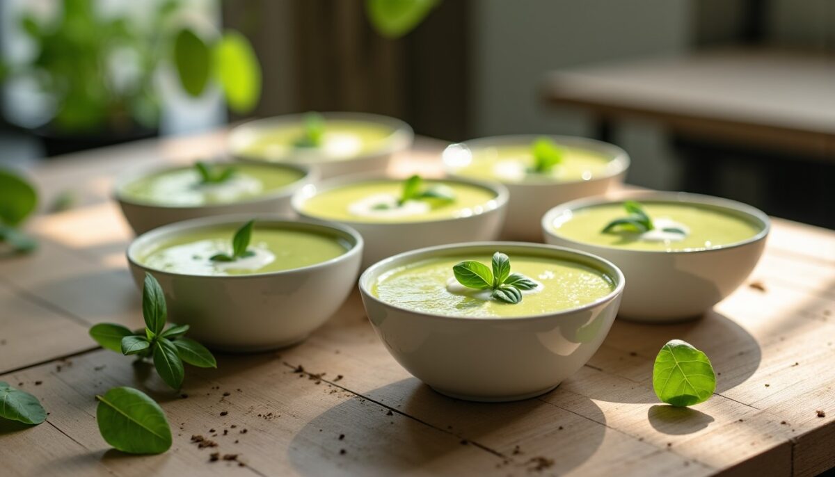 Velouté onctueux de courgette, pomme de terre et Vache qui Rit : la recette simple et gourmande pour 6 convives